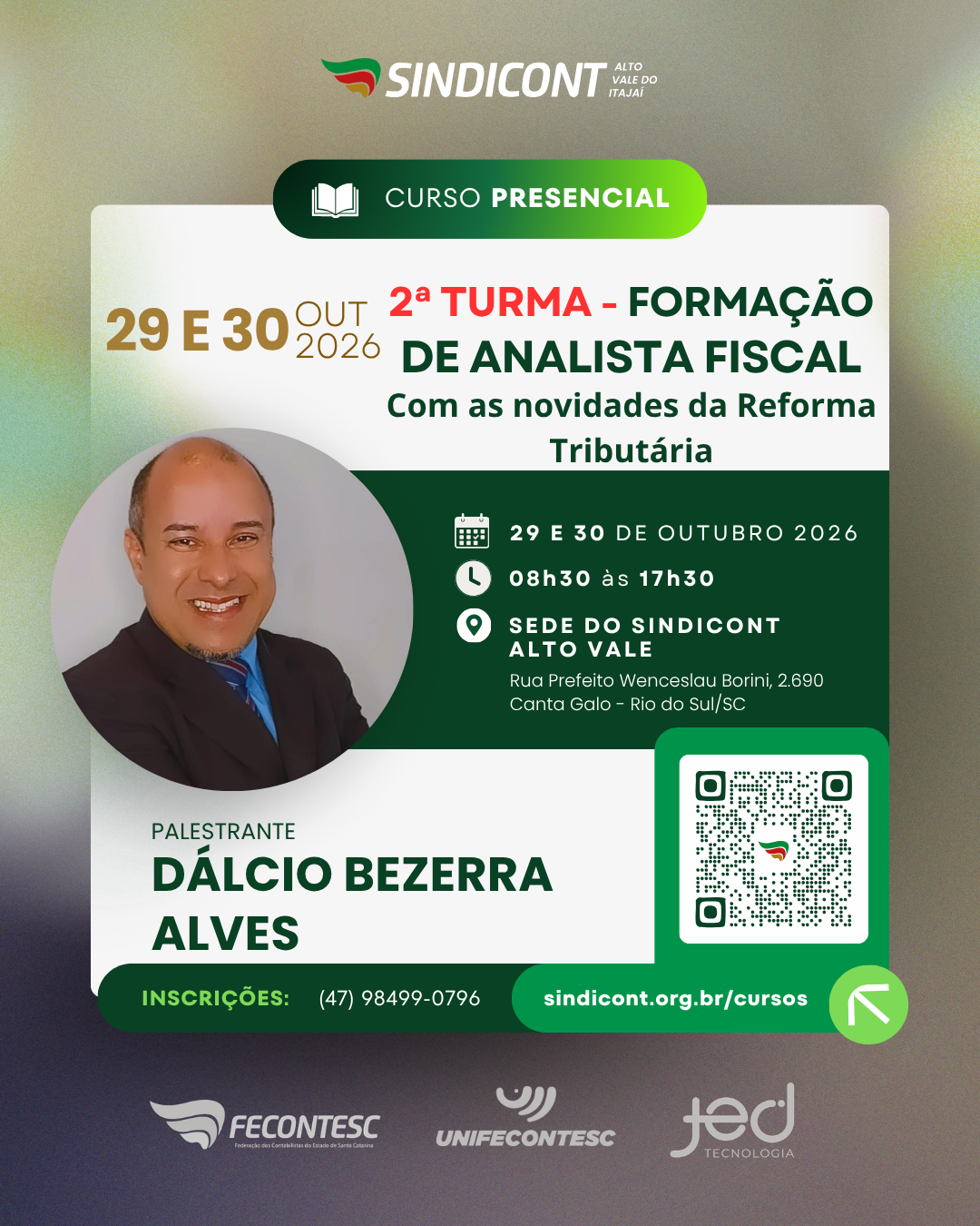 2� TURMA - FORMA��O DE ANALISTA FISCAL